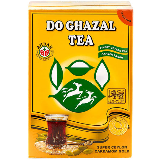 Do Ghazal Super Ceylon Loose Tea with Cardamom 16 Ounce (454g) - Mideast Grocers
